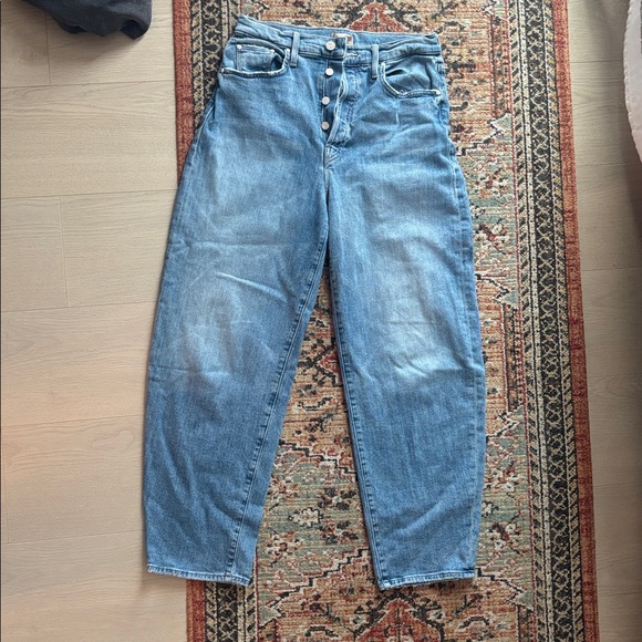 MOTHER High Rise Button Fly Jeans - Picture 1 of 2